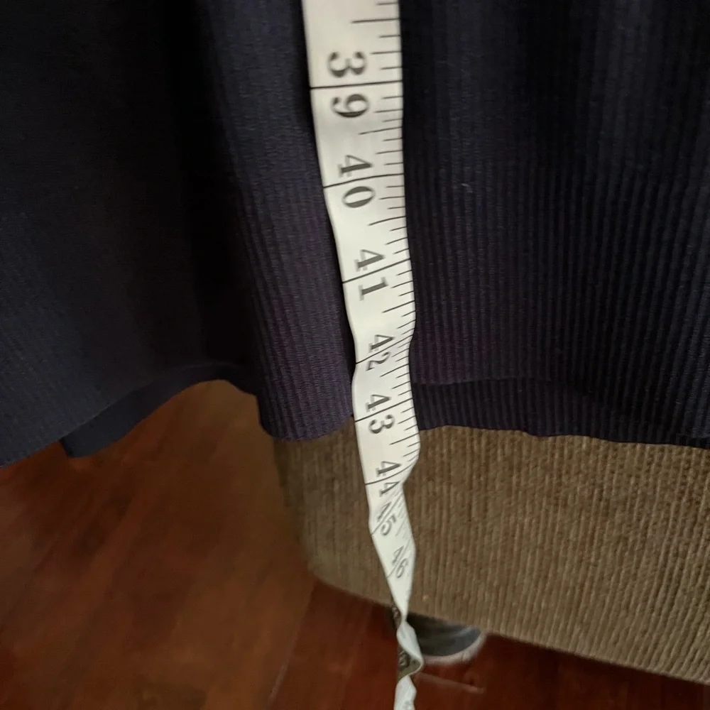J. Crew Navy Ribbed Polo Dress with White Trim NWT 3x